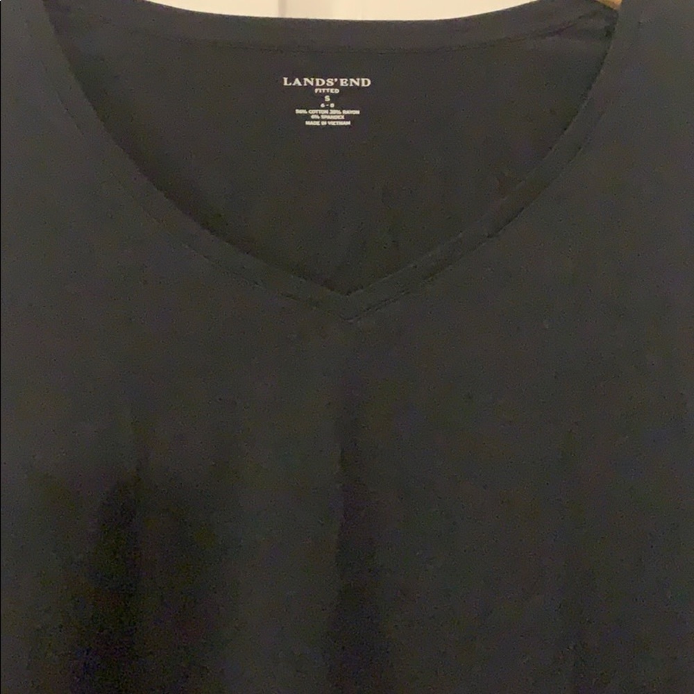 Long sleeve black tee